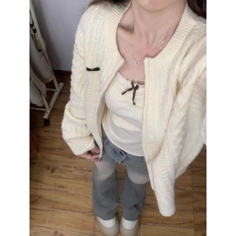 Мягкий Клейкий Разноцветный Топ на Молнии Нежный Вязаный Кардиган Beige L Recommended 52.50 kg-57.50 kg
Мягкий Клейкий Разноцветный Топ на Молнии Нежный Вязаный Кардиган Beige L Recommended 52.50 kg-57.50 kg