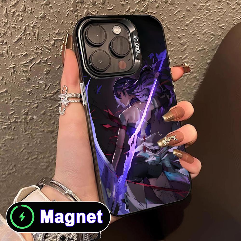 HSR Acheron Translucent MagSafe Mobile Phone Case for iPhone 17 16 15 14 13 12 11 Air Pro Max Plus Colorful Cover iPhone 11
HSR Acheron Translucent MagSafe Mobile Phone Case for iPhone 17 16 15 14 13 12 11 Air Pro Max Plus Colorful Cover iPhone 11