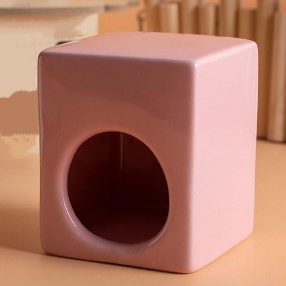 Non-Slip Ceramic Hamster Hideout Smooth Small Pet Climbing Ladder Spawning Breeding Cave Pink Square Nest
Non-Slip Ceramic Hamster Hideout Smooth Small Pet Climbing Ladder Spawning Breeding Cave Pink Square Nest