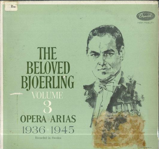LP Record JUSSI BJOERLING The Beloved Bjoerling Volume3 Opera G7248 CAPITOL US Classical Used
LP Record JUSSI BJOERLING The Beloved Bjoerling Volume3 Opera G7248 CAPITOL US Classical Used