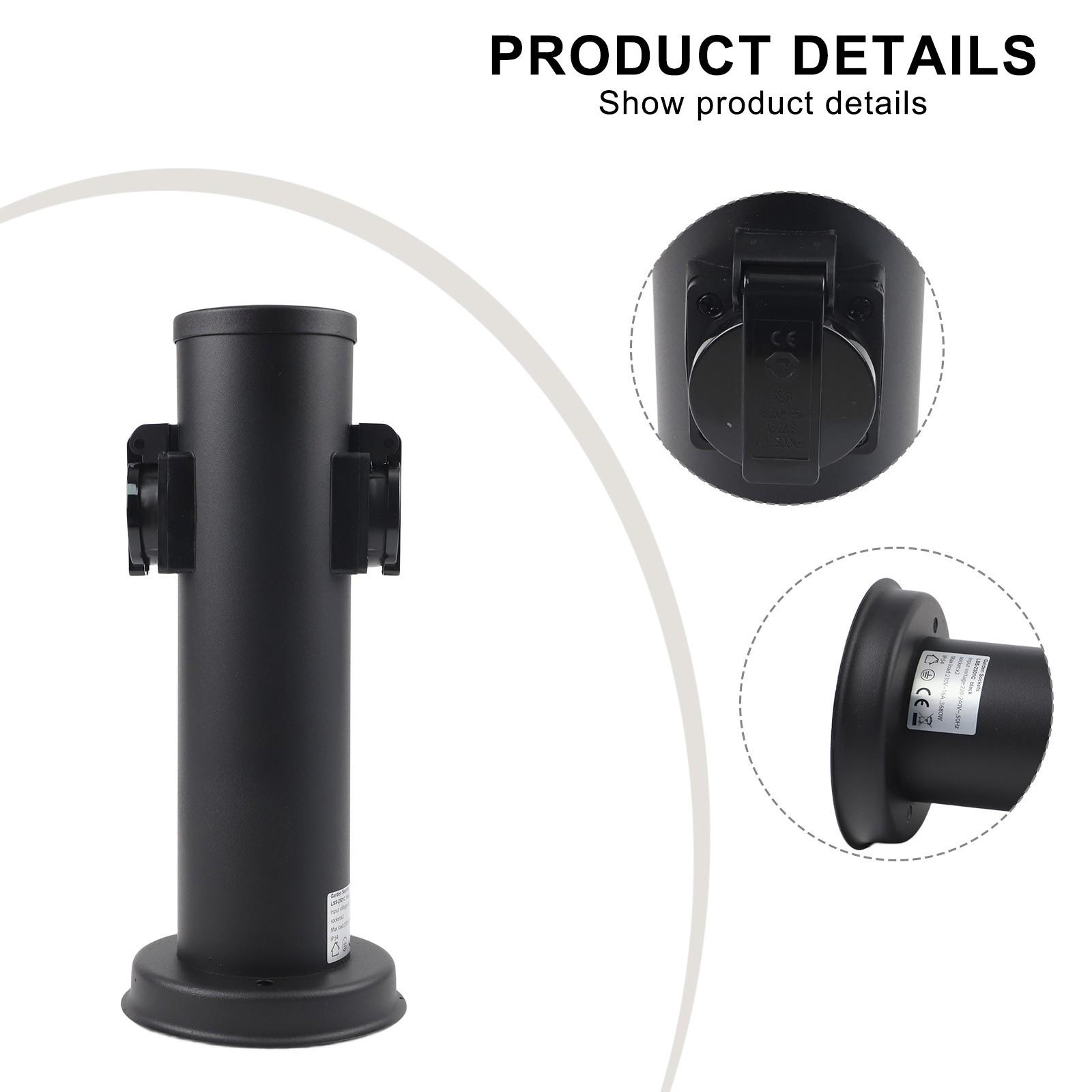 Garden Socket Column Harmonious Garden Integration For Garden Lighting Black
Garden Socket Column Harmonious Garden Integration For Garden Lighting Black