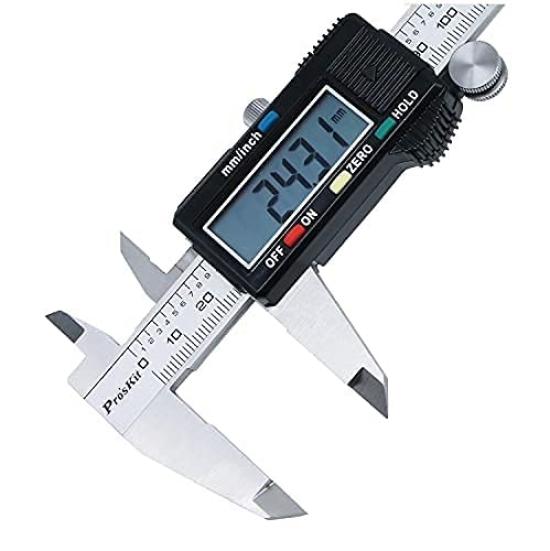 150mm Stainless Steel Digital Caliper with LCD Outer Inner and Step Hold Zero Waterproof and Battery Measuring Tool for Precision and DIY Case
150mm Stainless Steel Digital Caliper with LCD Outer Inner and Step Hold Zero Waterproof and Battery Measuring Tool for Precision and DIY Case