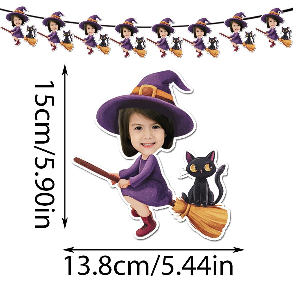 Custom Personalized Halloween Witch Face Photo Paper Banner Hanging Garland Haunted House Props Halloween Theme Party Decoration
Custom Personalized Halloween Witch Face Photo Paper Banner Hanging Garland Haunted House Props Halloween Theme Party Decoration