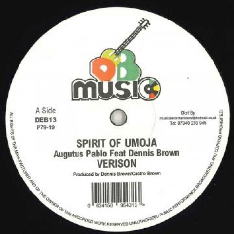 12inch Record AUGUSTUS PABLO, DENNIS BROWN / DEAN - Spirit Of Umoja / Idi Amin DEB13 DEB 2019 UK Reggae, Ska & Dub Used
12inch Record AUGUSTUS PABLO, DENNIS BROWN / DEAN - Spirit Of Umoja / Idi Amin DEB13 DEB 2019 UK Reggae, Ska & Dub Used
