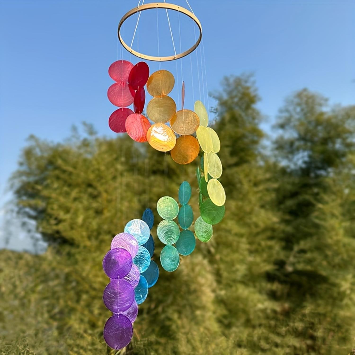 1pc, Spiral Hanging Decoration With Natural Seashell Wind Chimes For Balcony Decoration, Seaside-themed Nursery Hanging Decorati
1pc, Spiral Hanging Decoration With Natural Seashell Wind Chimes For Balcony Decoration, Seaside-themed Nursery Hanging Decorati