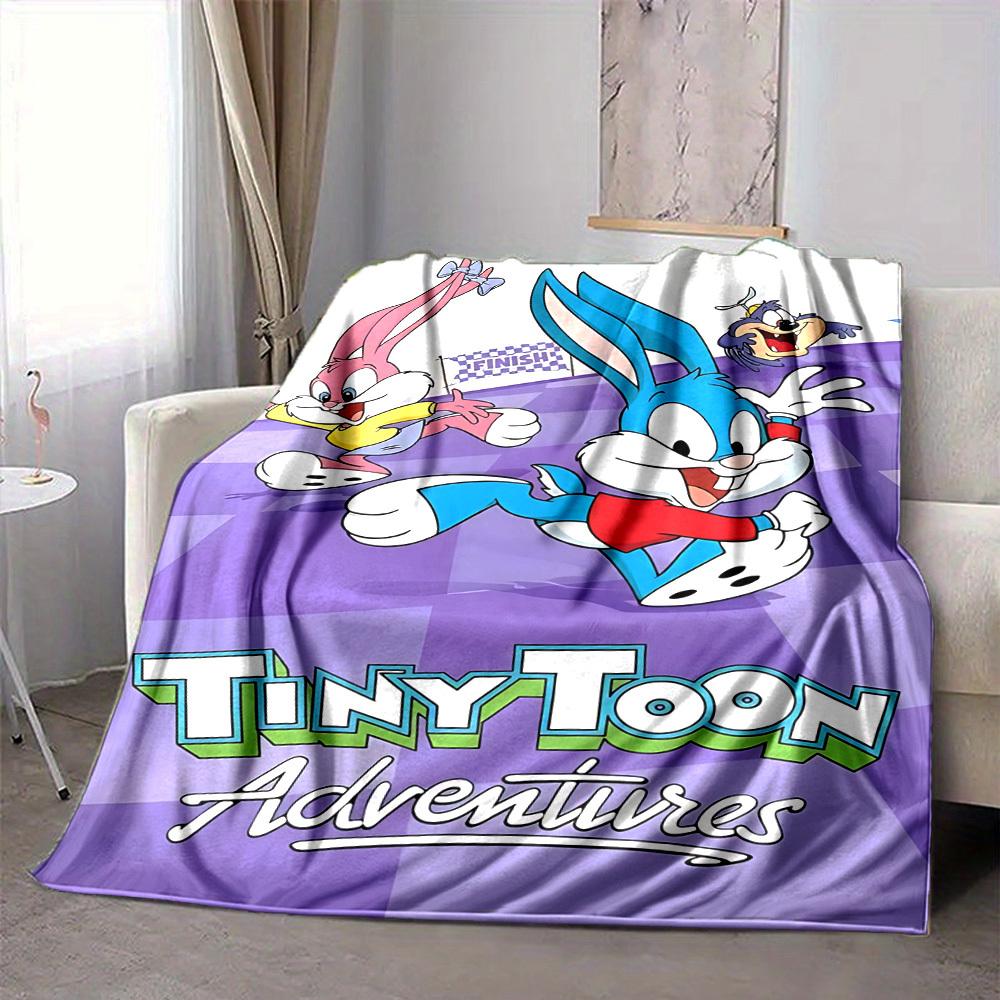 1pc TinyToon Adventures Flannel Throw Blanket - Lightweight Soft Warm All-Season Blanket for Sofa, Bed, Travel, Camping L1029130 80x120cm
1pc TinyToon Adventures Flannel Throw Blanket - Lightweight Soft Warm All-Season Blanket for Sofa, Bed, Travel, Camping L1029130 80x120cm
