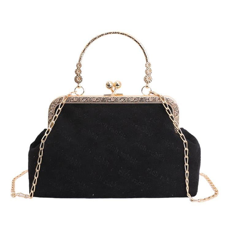 Retro Light Luxury Dinner Portable Chain Bag чорний
Retro Light Luxury Dinner Portable Chain Bag чорний