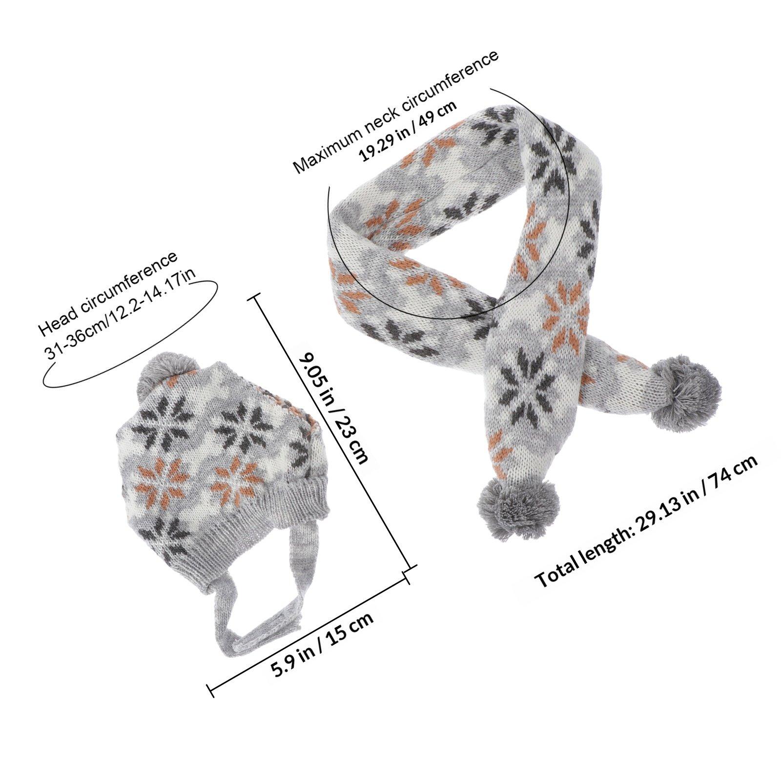 1Set Christmas Pet Scarf and Hat Xmas Puppy Hat Dog Scarf Christmas Dog Costume Supplies Warm Breathable Cute Attractive Design сірий
1Set Christmas Pet Scarf and Hat Xmas Puppy Hat Dog Scarf Christmas Dog Costume Supplies Warm Breathable Cute Attractive Design сірий