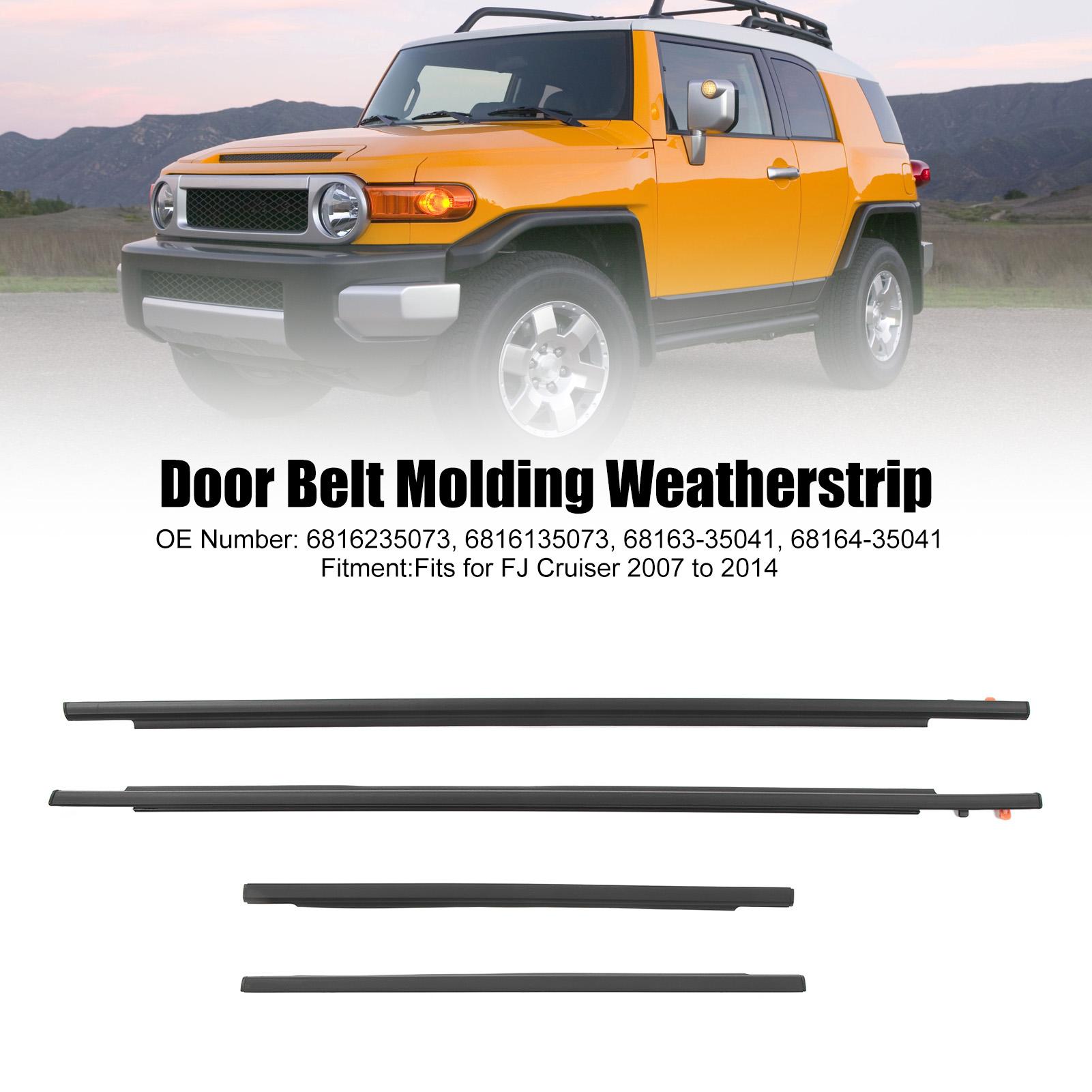 4 шт./компл. накладка на окно для FJ Cruiser 2007–2014, накладка на окно 6816435041, замена шума
4 шт./компл. накладка на окно для FJ Cruiser 2007–2014, накладка на окно 6816435041, замена шума