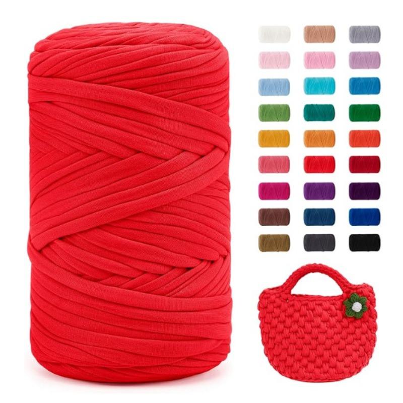 400g Thick 120M Yarn Soft Cotton Fabric Yarn for Crocheting, Knitting, DIY Crafts, Making Bags, Baskets, Rugs, Home Decor
400g Thick 120M Yarn Soft Cotton Fabric Yarn for Crocheting, Knitting, DIY Crafts, Making Bags, Baskets, Rugs, Home Decor