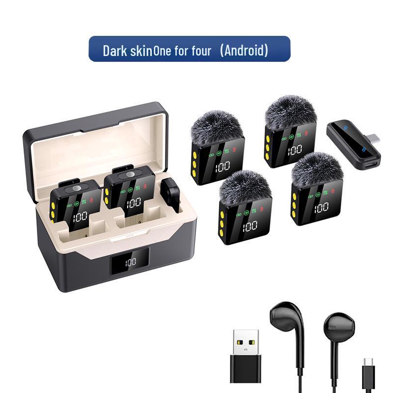 H8 Wireless Lavalier Microphone: One-to-Four Noise-Reducing Mic for Live Streaming, Singing, Gaming with Long Battery Life
H8 Wireless Lavalier Microphone: One-to-Four Noise-Reducing Mic for Live Streaming, Singing, Gaming with Long Battery Life