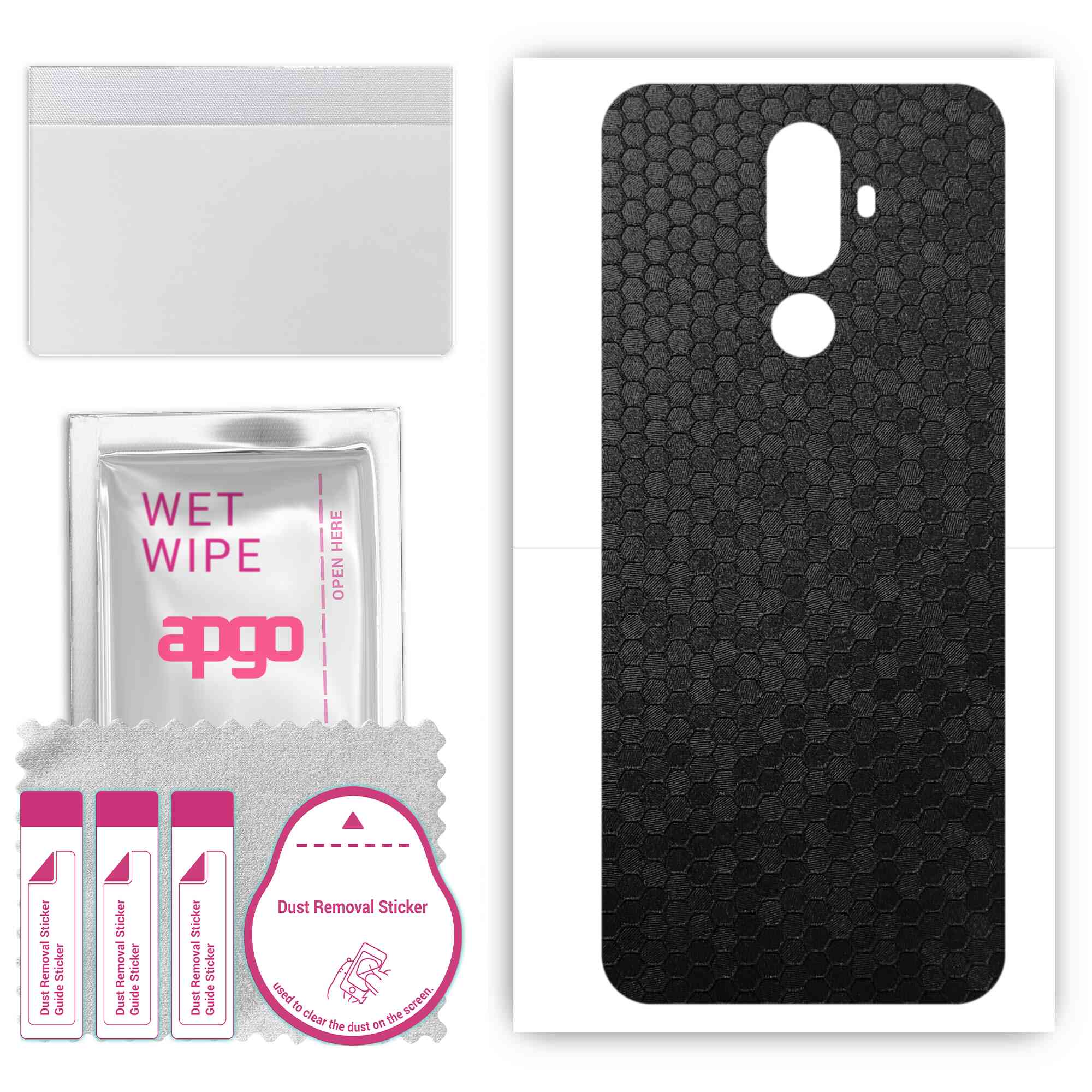 Apgo Protective Skin Sticker для задньої панелі, сумісний з Oukitel K5, Wrap Film, Foil, Vinyl - Pattern Black Honeycomb
Apgo Protective Skin Sticker для задньої панелі, сумісний з Oukitel K5, Wrap Film, Foil, Vinyl - Pattern Black Honeycomb
