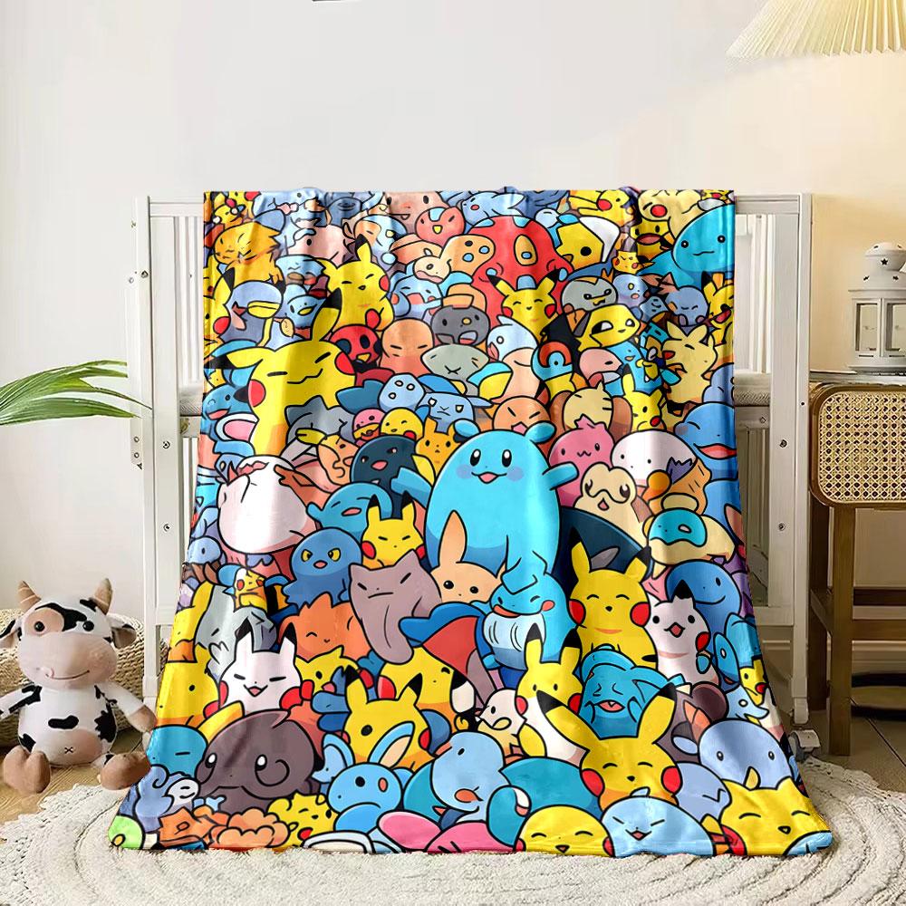 Colorful Pokémon characters densely grouped in a cartoon-styled design. for all seasons blanket lunch break throw gift 80cm x 120cm
Colorful Pokémon characters densely grouped in a cartoon-styled design. for all seasons blanket lunch break throw gift 80cm x 120cm