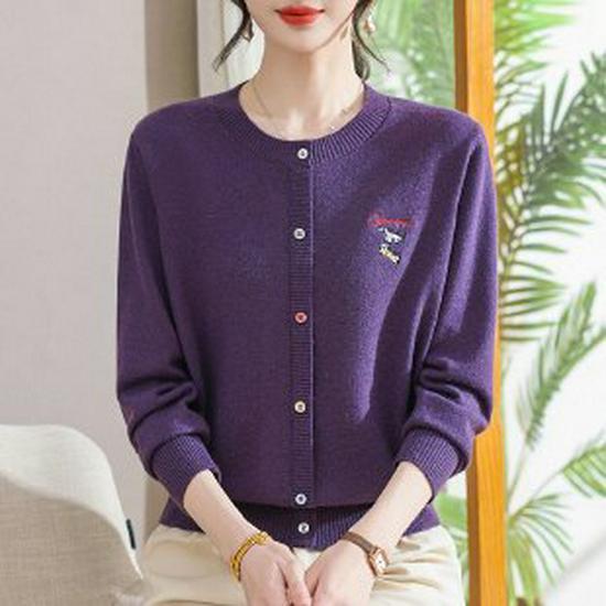 Mom s Autumn Sweater: Round Neck Top for Middle-aged Women (50s-60s) 2XL фіолетовий
Mom s Autumn Sweater: Round Neck Top for Middle-aged Women (50s-60s) 2XL фіолетовий