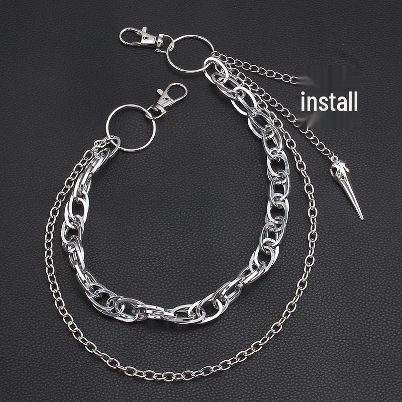 Gothic Dark Bird Head Beak Chain - Trendy Hip Hop Pants Accessory for Halloween
Gothic Dark Bird Head Beak Chain - Trendy Hip Hop Pants Accessory for Halloween