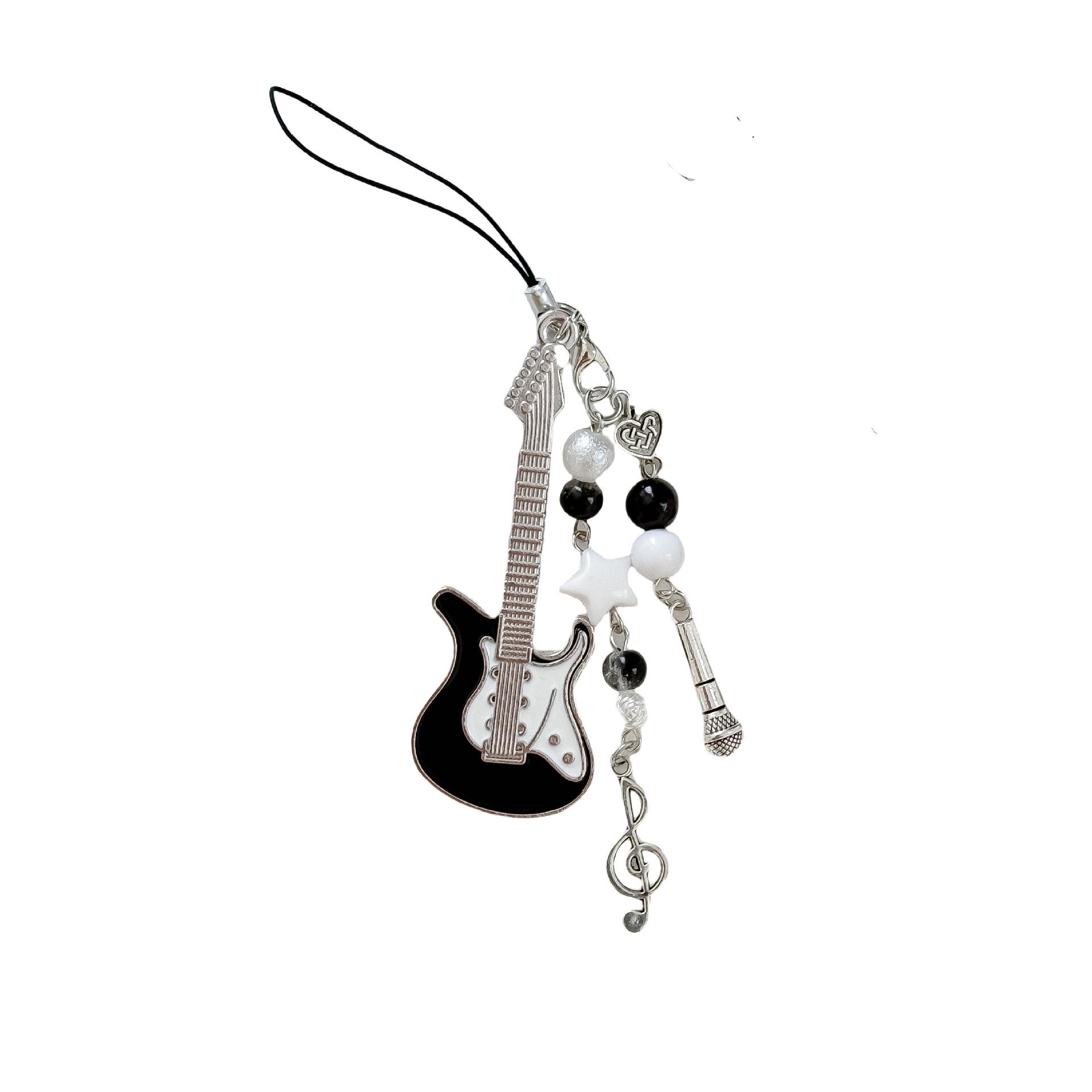 Creative Guitar Microphone Phone Lanyard Keychain Bag Pendant Beaded Hanging Chain Guitar - Door Buckle
Creative Guitar Microphone Phone Lanyard Keychain Bag Pendant Beaded Hanging Chain Guitar - Door Buckle