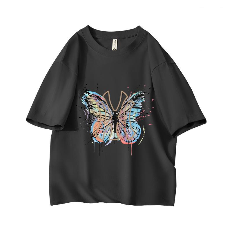 Y2kColorful Butterfly Ink Splash Oversized Short Sleeve O Neck T Shirt Graphic Print 100 Cotton 2000s Women Tops clothes Summer L
Y2kColorful Butterfly Ink Splash Oversized Short Sleeve O Neck T Shirt Graphic Print 100 Cotton 2000s Women Tops clothes Summer L