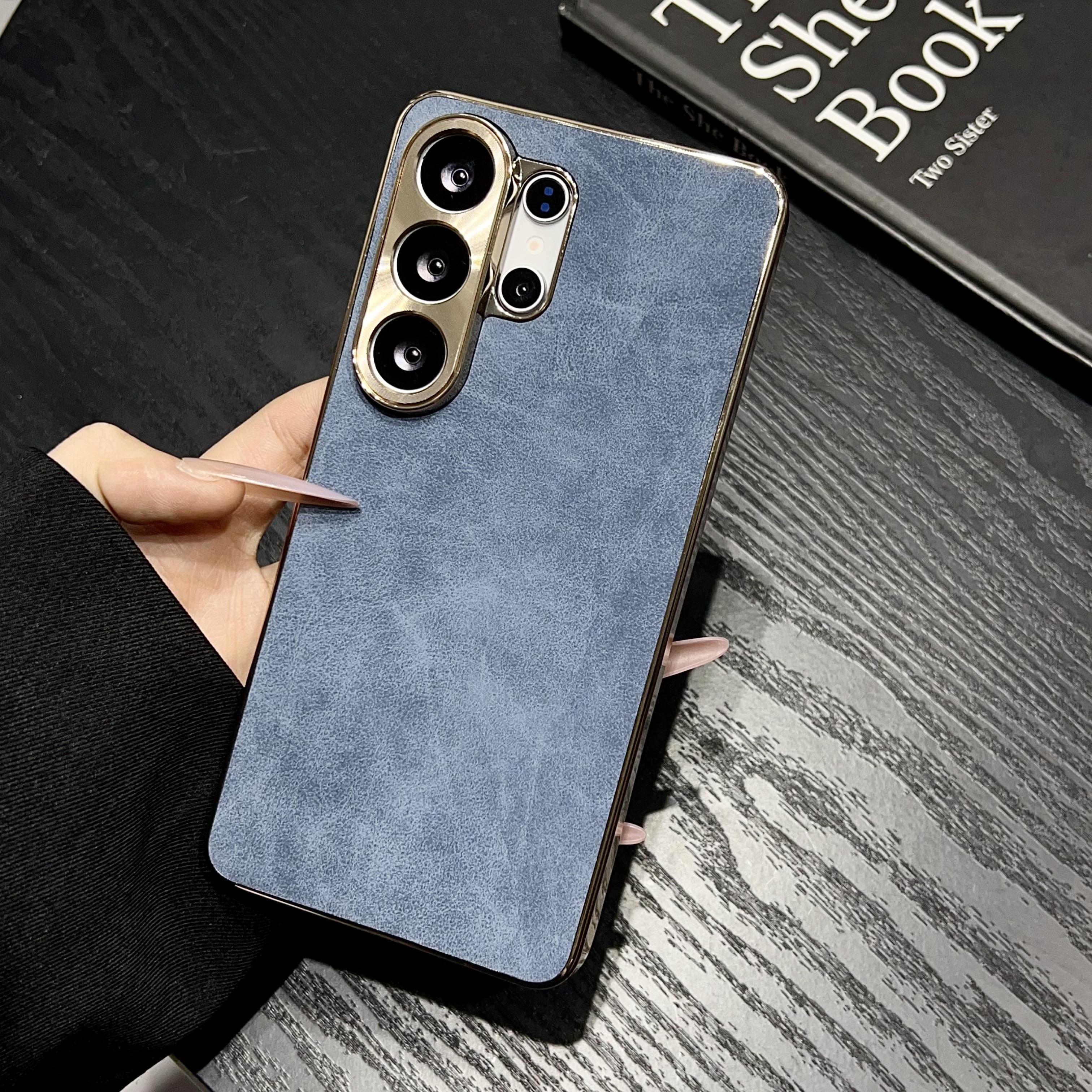 Plating Suede Leather Matte Bumper Case For Samsung Galaxy S26 S25 S24 S23 S22 Plus Ultra Camera Protection Shockproof Cover Galaxy S26 Ultra синий
Plating Suede Leather Matte Bumper Case For Samsung Galaxy S26 S25 S24 S23 S22 Plus Ultra Camera Protection Shockproof Cover Galaxy S26 Ultra синий