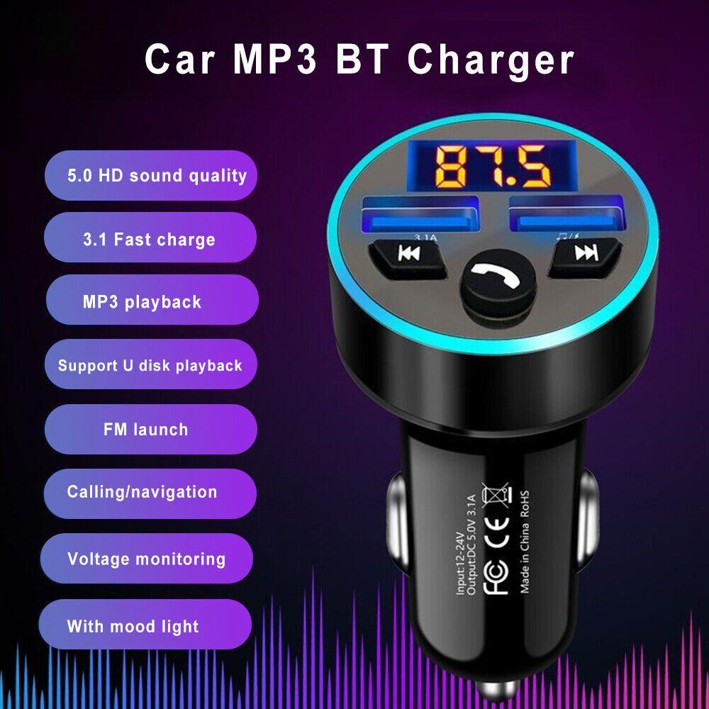 Handsfree USB QC 3.0 MP3-плеер Адаптер для быстрого зарядного устройства Беспроводной Bluetooth FM-передатчик Автомобильное зарядное устройство
Handsfree USB QC 3.0 MP3-плеер Адаптер для быстрого зарядного устройства Беспроводной Bluetooth FM-передатчик Автомобильное зарядное устройство