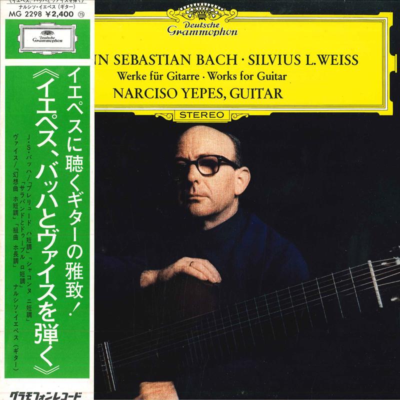LP Record NARCISO YEPESGUITAR Johann Sebastian Bachsilvius L. We MG2298 GRAMMOPHON 1971 Japan Classical Used
LP Record NARCISO YEPESGUITAR Johann Sebastian Bachsilvius L. We MG2298 GRAMMOPHON 1971 Japan Classical Used