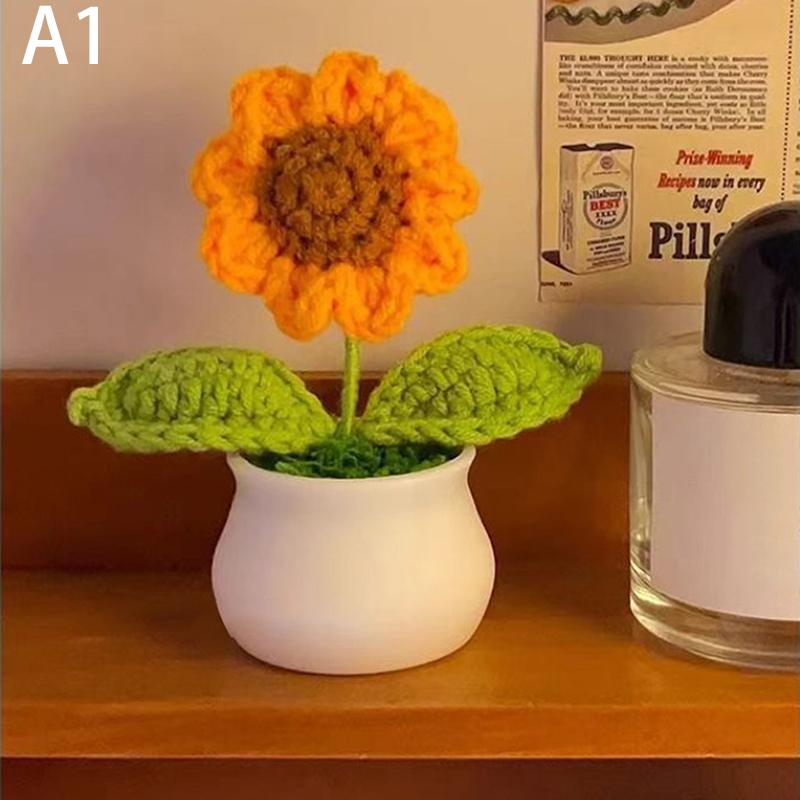 Вязаные цветы Искусственные подсолнухи в горшках Растение ручной работы Свадебный подарок для гостей Украшение подсолнуха Декор комнаты
Вязаные цветы Искусственные подсолнухи в горшках Растение ручной работы Свадебный подарок для гостей Украшение подсолнуха Декор комнаты