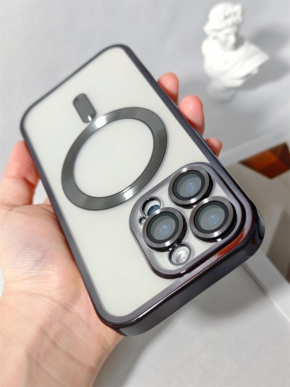 Luxury clear Magsafe Wireless Charging Case For iPhone 15 14 13 12 11 16E 16 Pro Max Plus Electroplating Magnetic Silicone Cover For iPhone 16 ProMax
Luxury clear Magsafe Wireless Charging Case For iPhone 15 14 13 12 11 16E 16 Pro Max Plus Electroplating Magnetic Silicone Cover For iPhone 16 ProMax