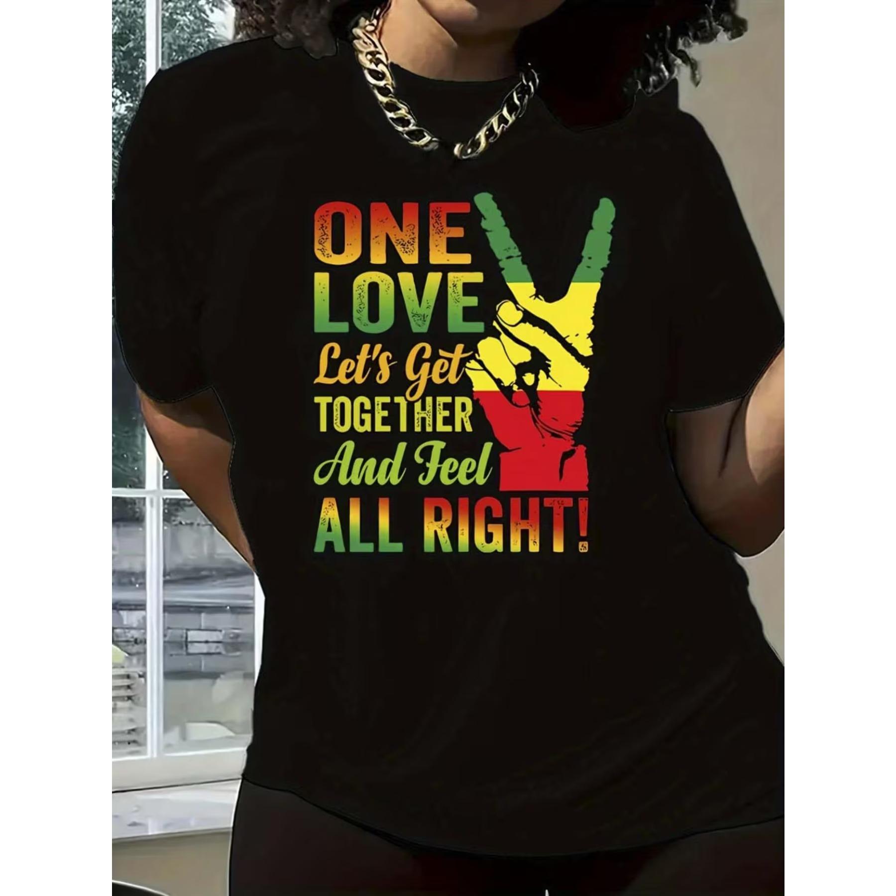 Графическая футболка с символом мира One Love - Яркий дизайн в раста-цветах, Круглый вырез, Короткие рукава S чёрный
Графическая футболка с символом мира One Love - Яркий дизайн в раста-цветах, Круглый вырез, Короткие рукава S чёрный