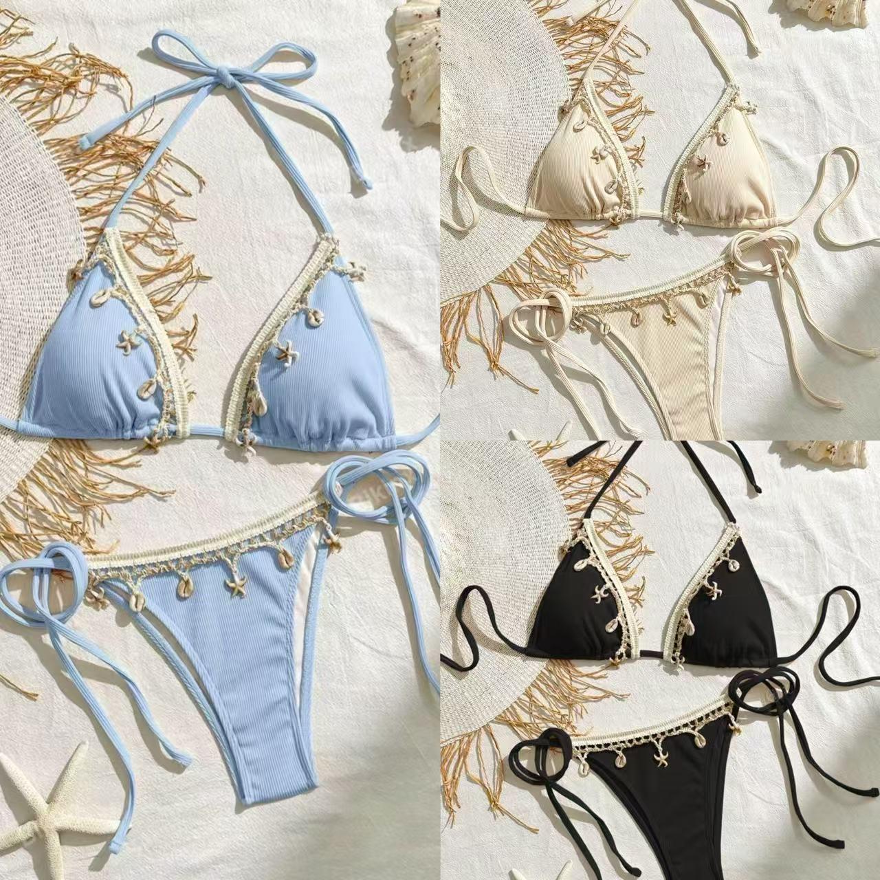 Sultry Tie-Up Halter Neck Triangle Bikini - European & American Swimwear for Women Medium чёрный
Sultry Tie-Up Halter Neck Triangle Bikini - European & American Swimwear for Women Medium чёрный
