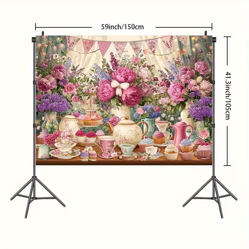2D Pink Tea Party Backdrop Afternoon Photography Background 47.2x31.5inch/120*80cm
2D Pink Tea Party Backdrop Afternoon Photography Background 47.2x31.5inch/120*80cm