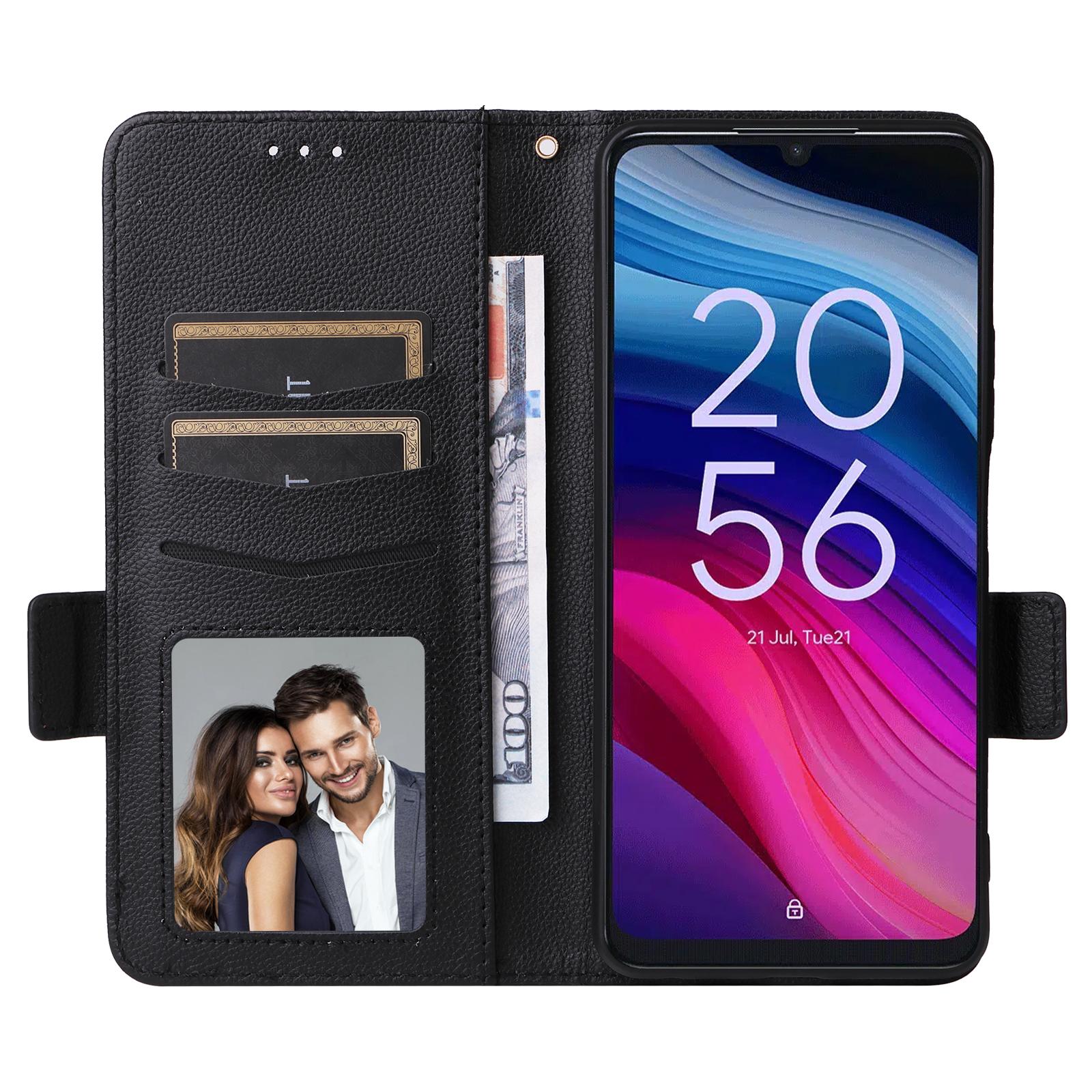 For TCL 505 T509K T5094 Case with Wrist Strap Litchi Texture PU Leather Wallet Phone Cover Dark Blue
For TCL 505 T509K T5094 Case with Wrist Strap Litchi Texture PU Leather Wallet Phone Cover Dark Blue