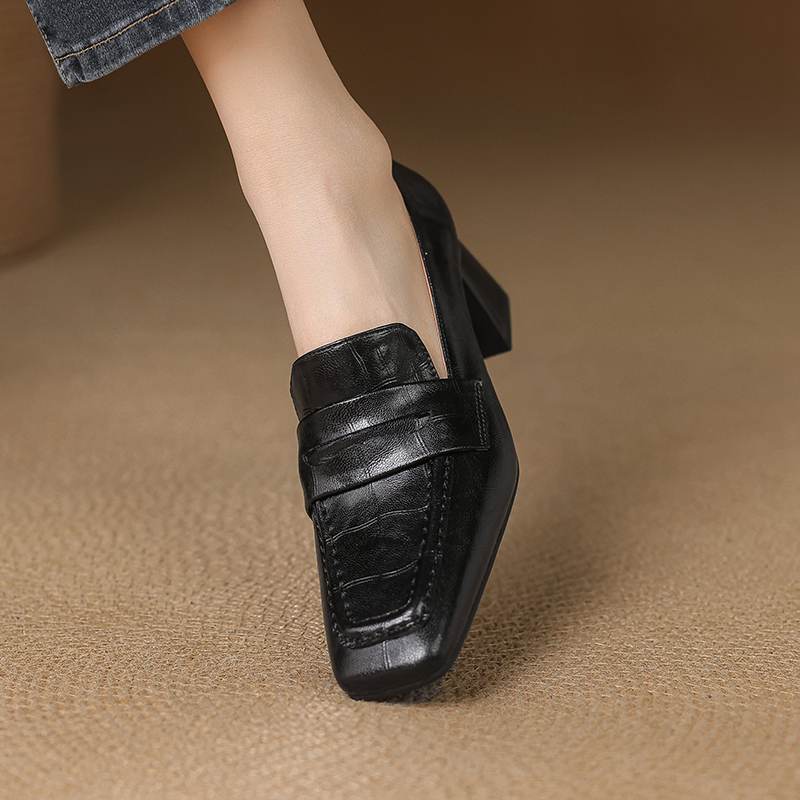 Krazing Pot Vintage Cow Skin Summer Autumn Thick High Heels Party Shoes Women Square Toe Concise Design Pumps 37 чорний
Krazing Pot Vintage Cow Skin Summer Autumn Thick High Heels Party Shoes Women Square Toe Concise Design Pumps 37 чорний