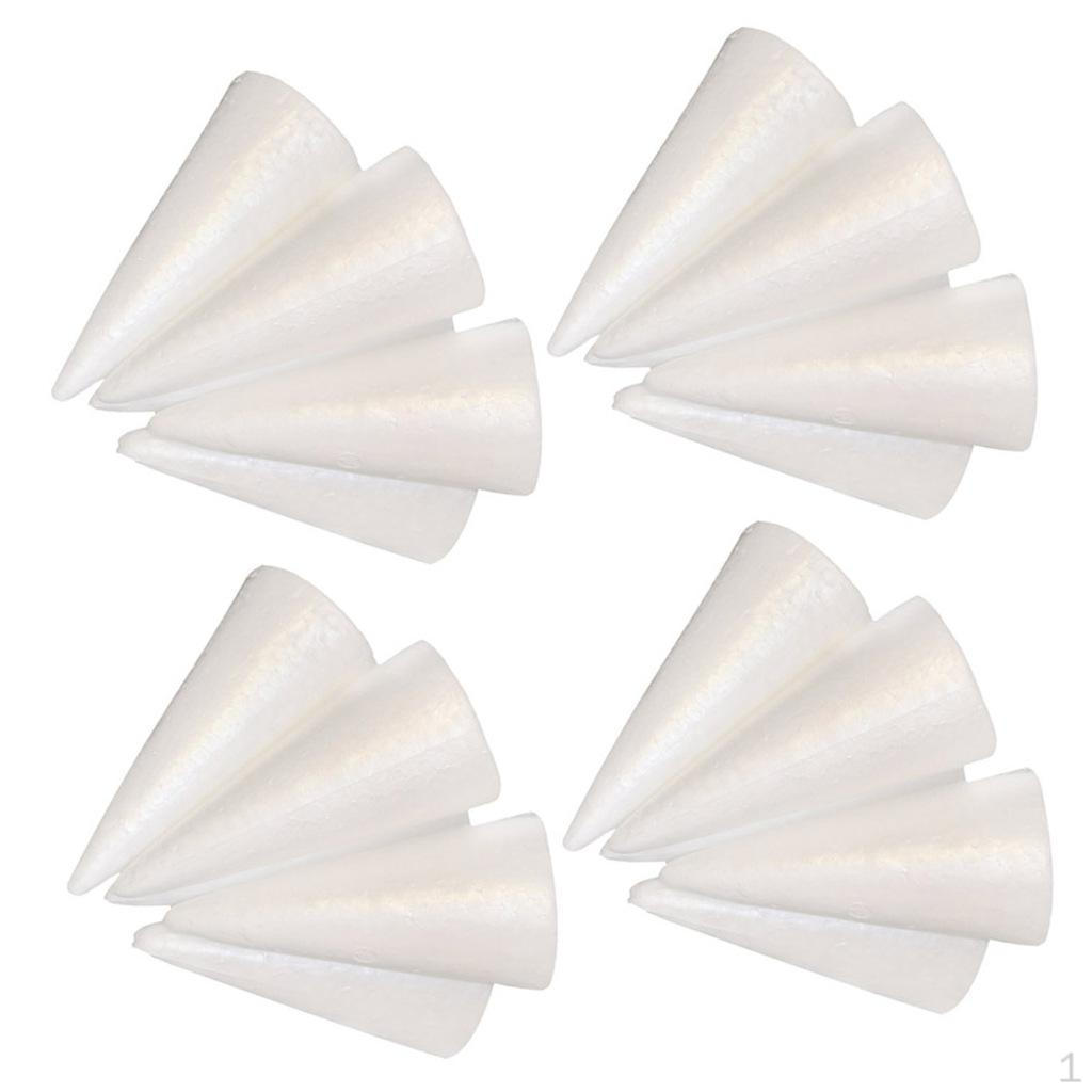 20 штук Конусообразные пенопластовые заготовки для поделок, ручной работы, моделирования
20 штук Конусообразные пенопластовые заготовки для поделок, ручной работы, моделирования