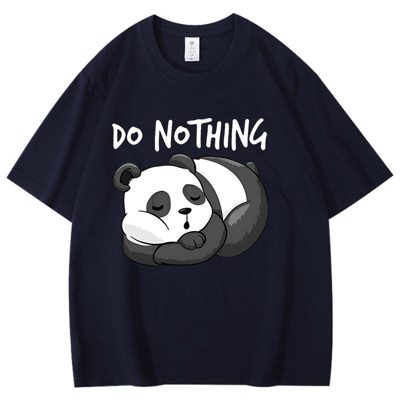 Do No Thing Letter Printed Women Cotton Tshirts Tired Sleeping Panda Short Sleeve Shirts Summer Round Neck Tee Shirt Casual Tee 4XL
Do No Thing Letter Printed Women Cotton Tshirts Tired Sleeping Panda Short Sleeve Shirts Summer Round Neck Tee Shirt Casual Tee 4XL