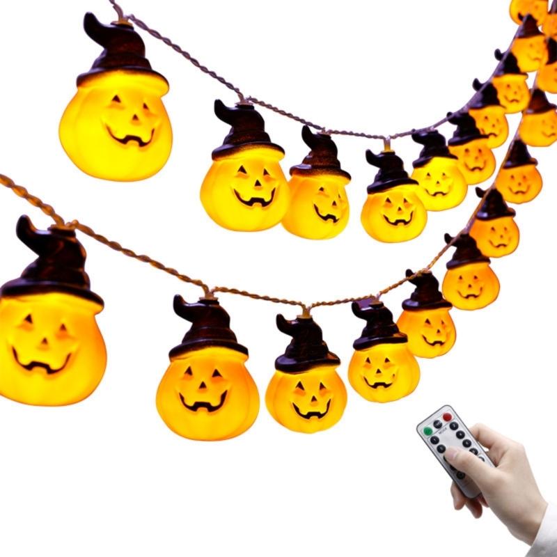 Pumpkin Shaped String Lights With 8 Dynamic Modes Battery Operated for Halloween Party Decoration Indoor and Outdoor 1
Pumpkin Shaped String Lights With 8 Dynamic Modes Battery Operated for Halloween Party Decoration Indoor and Outdoor 1