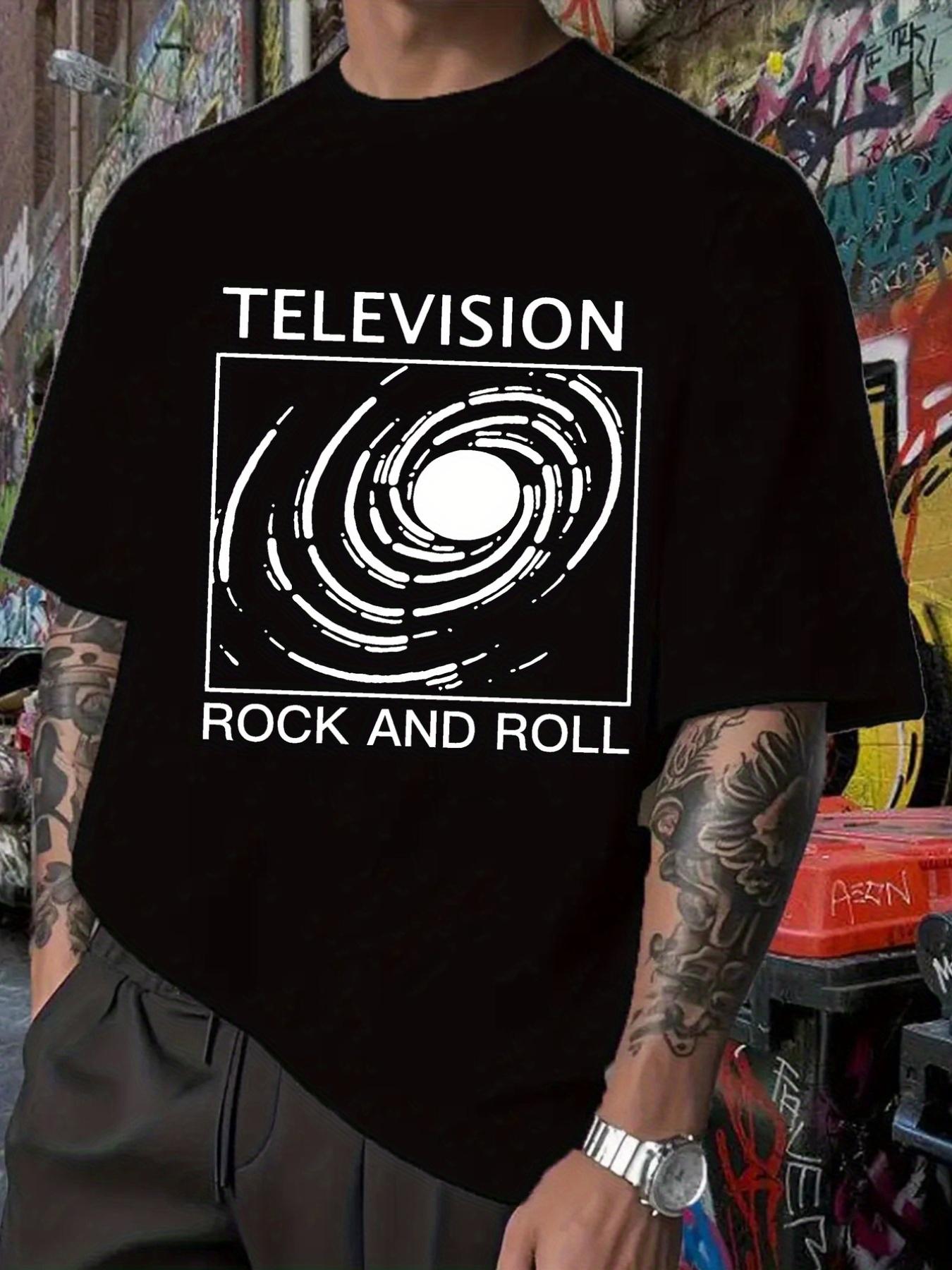 Rock & Roll TV Graphic T-shirt - Black Short Sleeve Crew Neck XL
Rock & Roll TV Graphic T-shirt - Black Short Sleeve Crew Neck XL