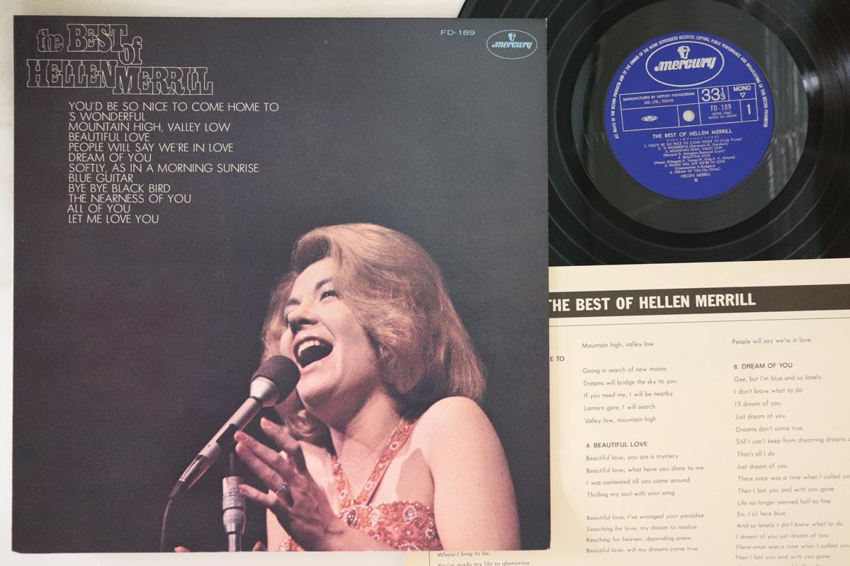 LP Пластинка HELLEN MERRILL - Best Of Mellen Merrill FD189 MERCURY 1975 Япония Джаз Б/У
LP Пластинка HELLEN MERRILL - Best Of Mellen Merrill FD189 MERCURY 1975 Япония Джаз Б/У