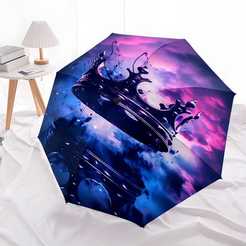 1pc Crown Reflection Fantasy Umbrella with Plastic Handle,Compact & Stylish,Cartoon Pattern,Outdoor UmbrellaPT594
1pc Crown Reflection Fantasy Umbrella with Plastic Handle,Compact & Stylish,Cartoon Pattern,Outdoor UmbrellaPT594