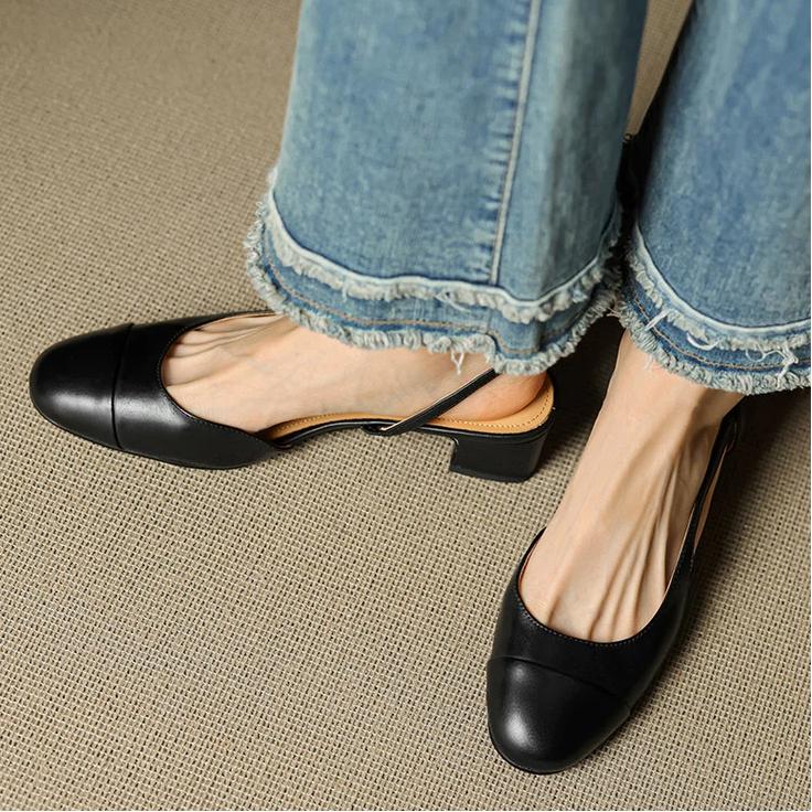 Retro Leather Sandals For Women, Single Shoes 33 чёрный
Retro Leather Sandals For Women, Single Shoes 33 чёрный