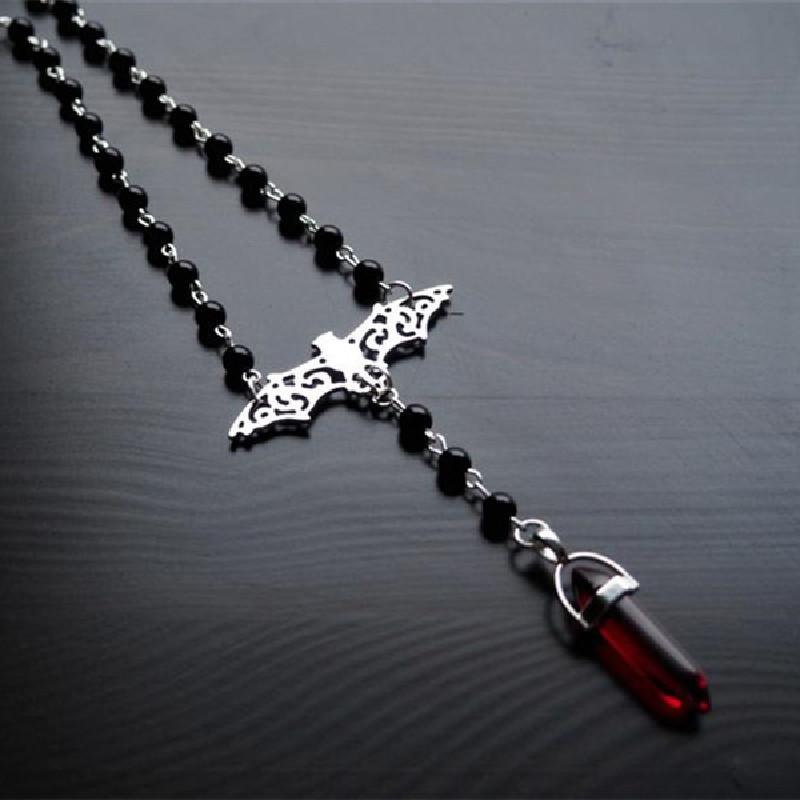 Готическое ожерелье с подвеской в виде летучей мыши для женщин и мужчин, цепочка из бисера, ретро языческая пентаграмма, готическое ожерелье, мужское и женское ювелирное изделие, подарочные аксессуары
Готическое ожерелье с подвеской в виде летучей мыши для женщин и мужчин, цепочка из бисера, ретро языческая пентаграмма, готическое ожерелье, мужское и женское ювелирное изделие, подарочные аксессуары