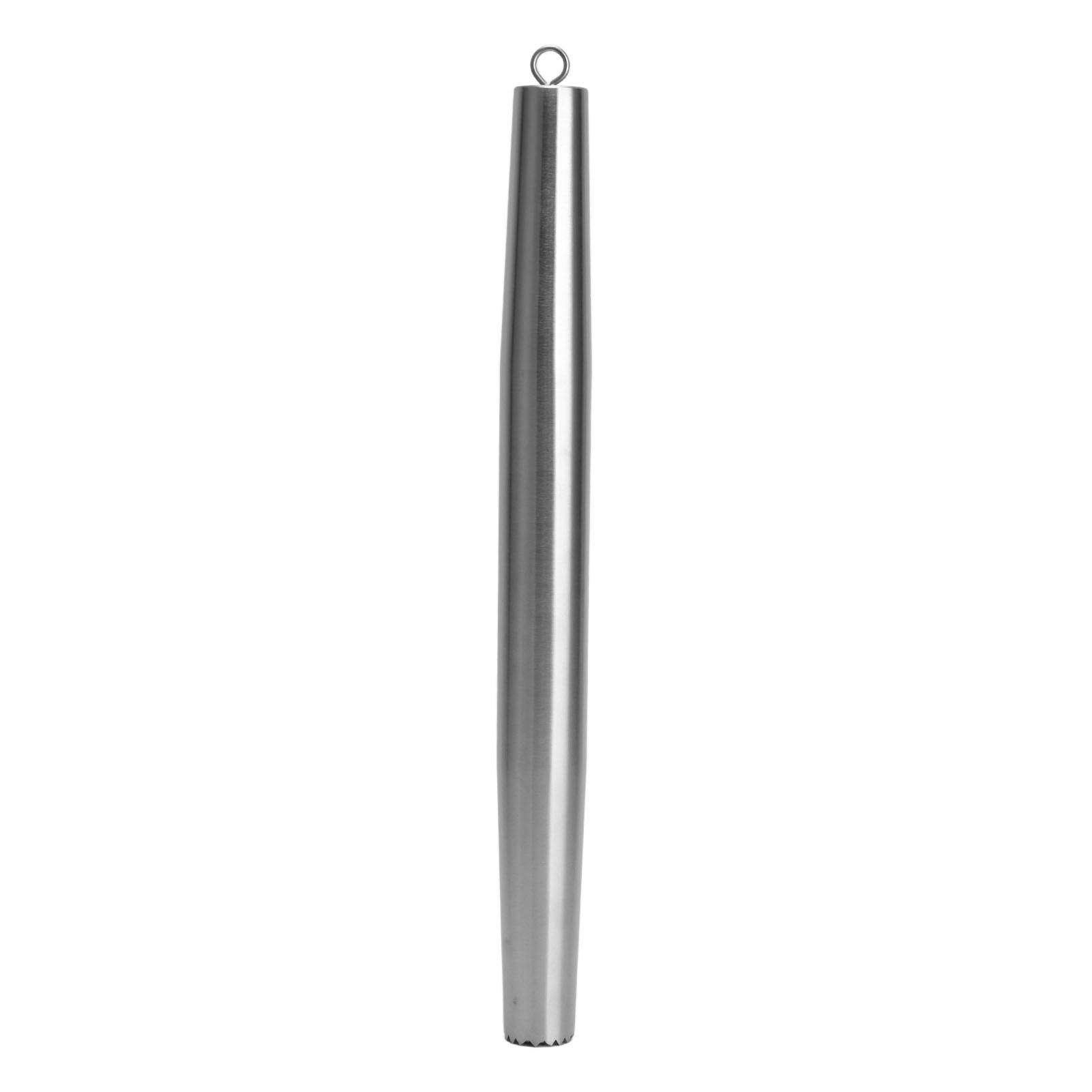 304 Stainless Steel Rolling Pin with Loop Crushed Ice Dough Roller for Household Kitchen Baking L(for 6.5-9kg)
304 Stainless Steel Rolling Pin with Loop Crushed Ice Dough Roller for Household Kitchen Baking L(for 6.5-9kg)