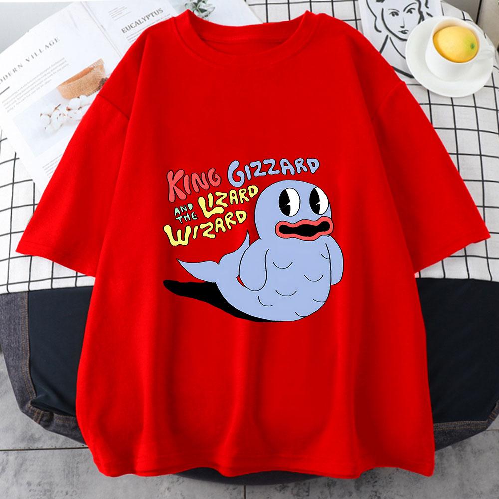 King Gizzard The Lizard Wizard Comic Fish Tshirts High Quality UnisexWomen Short Sleeve Anime Graphic Tees 100 Cotton ONeck S
King Gizzard The Lizard Wizard Comic Fish Tshirts High Quality UnisexWomen Short Sleeve Anime Graphic Tees 100 Cotton ONeck S