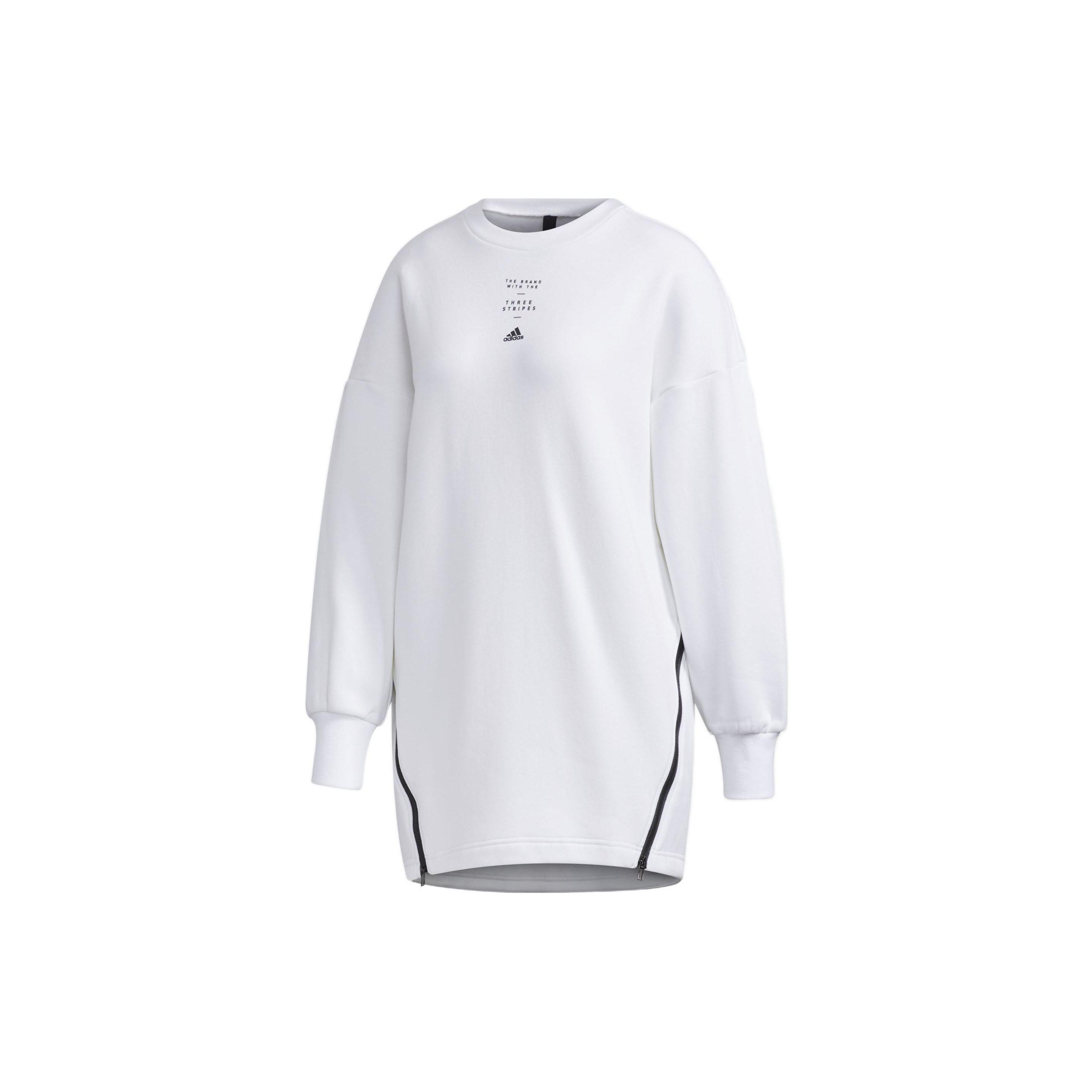 Adidas Style Long Sleeve Crew Neck Sweatshirt With Front Logo Print Women sweatshirt White GF7022 XS
Adidas Style Long Sleeve Crew Neck Sweatshirt With Front Logo Print Women sweatshirt White GF7022 XS