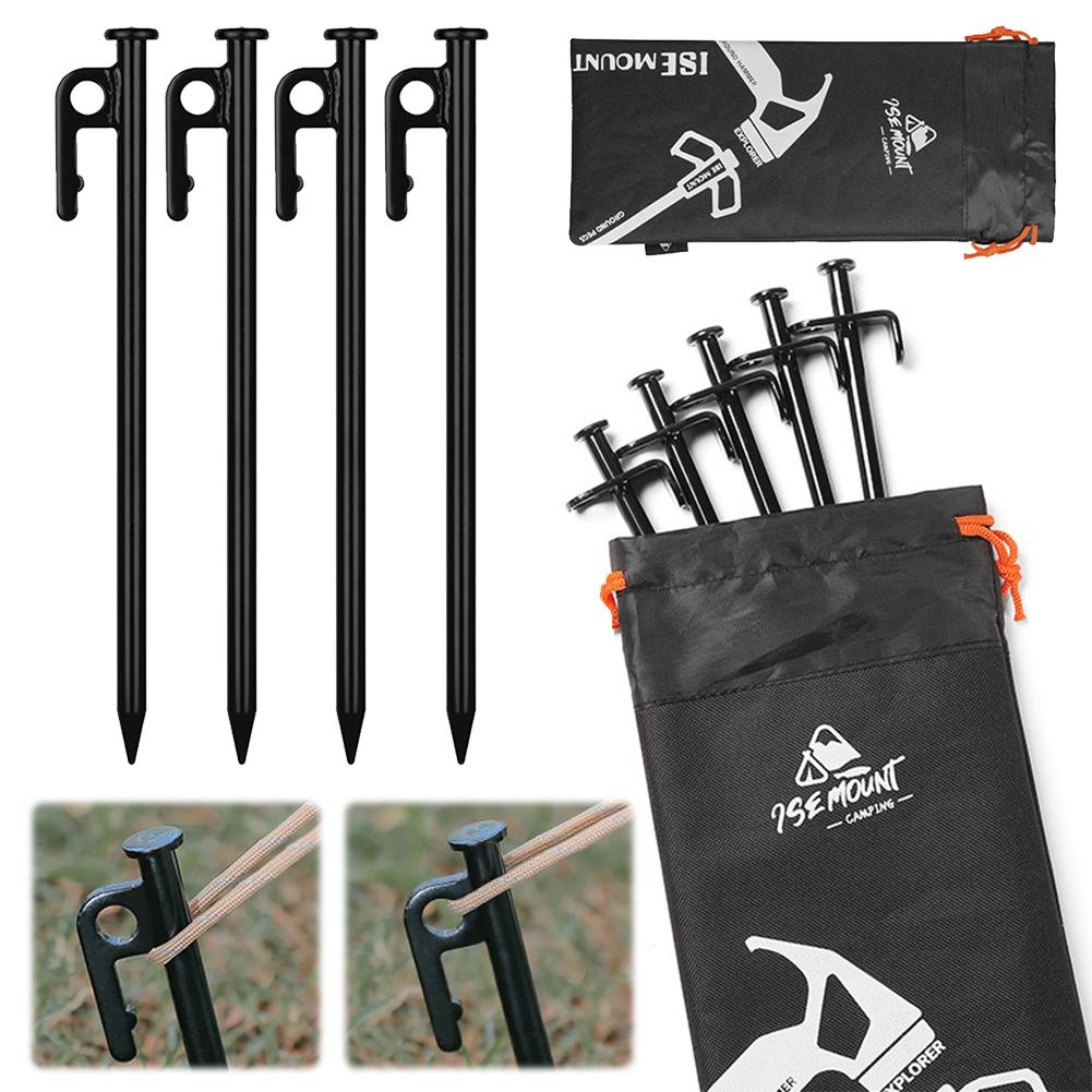 4Pcs 30cm Heavy Duty Steel Tent Stakes with Storage Bag Camping Tent Pegs Tent Ground Stakes for Outdoor Camping Canopy чорний
4Pcs 30cm Heavy Duty Steel Tent Stakes with Storage Bag Camping Tent Pegs Tent Ground Stakes for Outdoor Camping Canopy чорний
