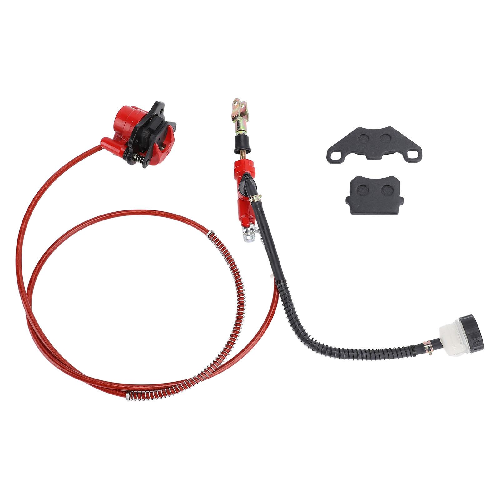 Rear Hydraulic Brake Caliper Master Cylinder Kit with 1.5m Soft Hose and Brake Pads Steel Alloy for
Rear Hydraulic Brake Caliper Master Cylinder Kit with 1.5m Soft Hose and Brake Pads Steel Alloy for