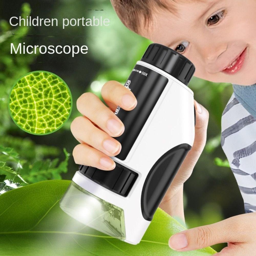 LED Light Source Microscope Science Toy Handheld Educational Microscope Children s Learning жовтий
LED Light Source Microscope Science Toy Handheld Educational Microscope Children s Learning жовтий