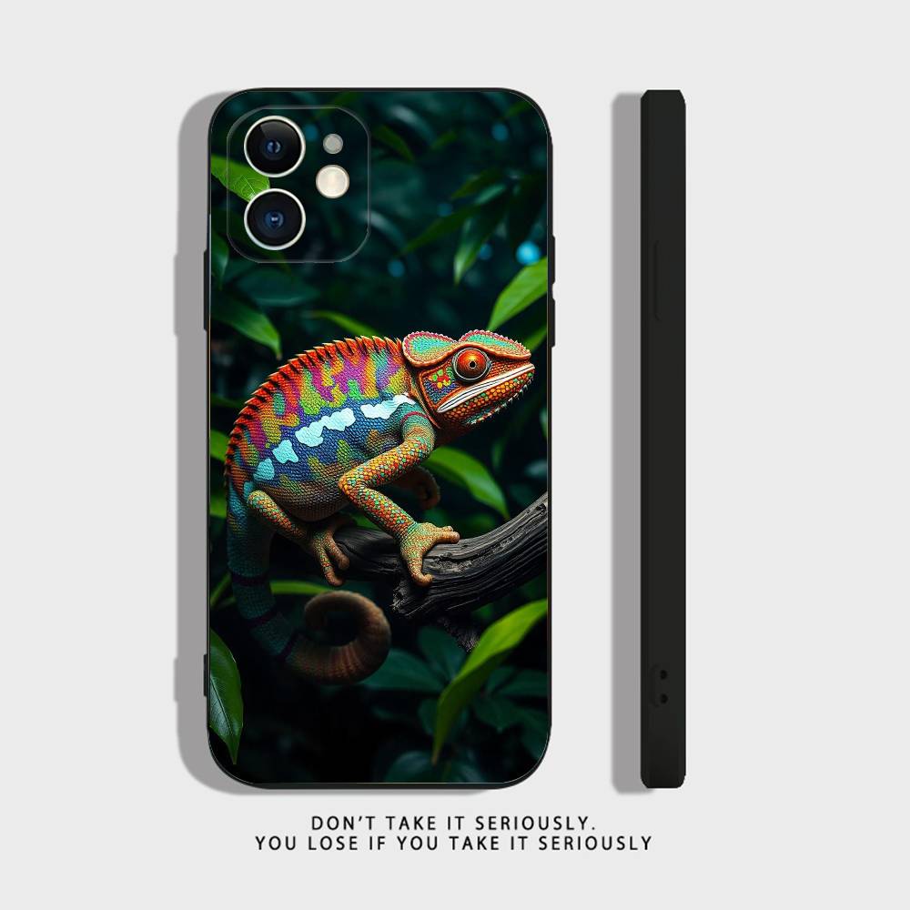 Cute Animal Chameleon Phone Case For iPhone 17,16,15,14,13,12,11,XR,Pro,XS,Max,XR,Plus,Mini Soft Silicone Black Shockproof iPhone17Promax
Cute Animal Chameleon Phone Case For iPhone 17,16,15,14,13,12,11,XR,Pro,XS,Max,XR,Plus,Mini Soft Silicone Black Shockproof iPhone17Promax