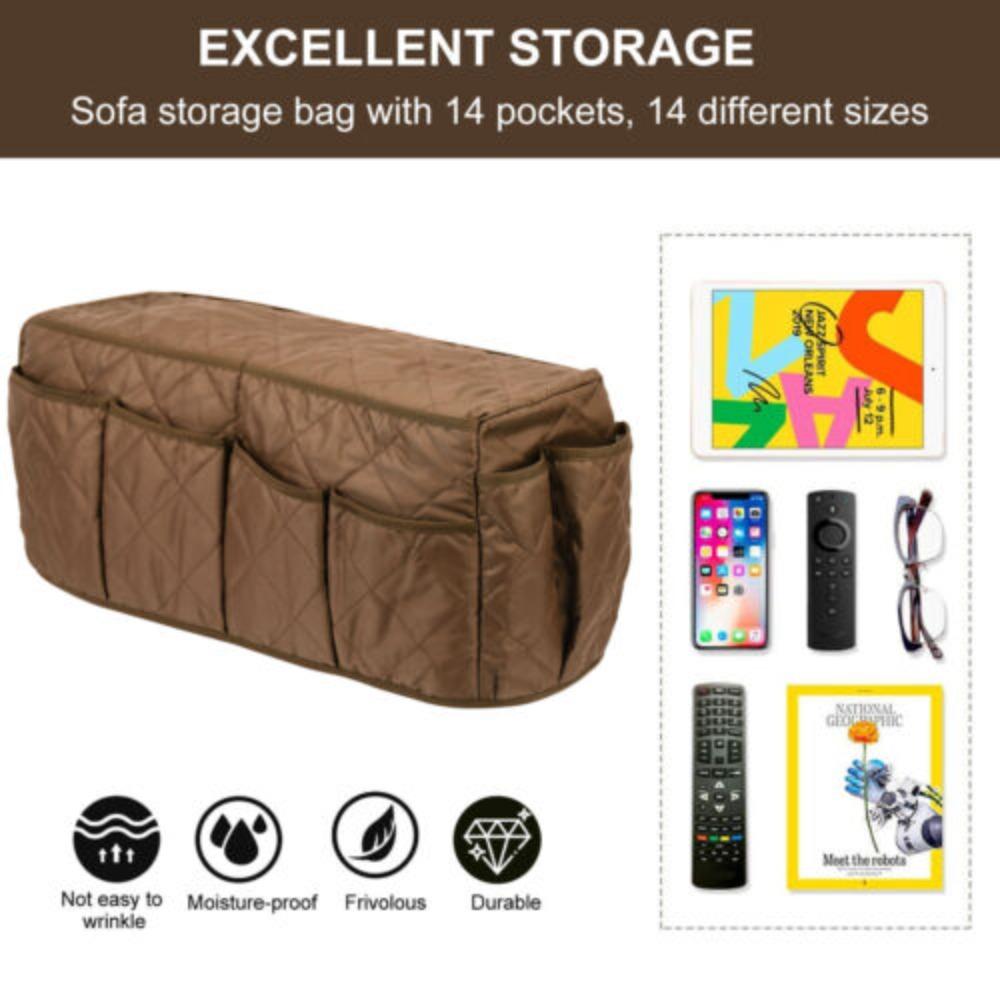 Couch with 14 Pockets Storage Bags Remote Control Holder Sofa Armrest Organizer Sofa Side Pocket
Couch with 14 Pockets Storage Bags Remote Control Holder Sofa Armrest Organizer Sofa Side Pocket