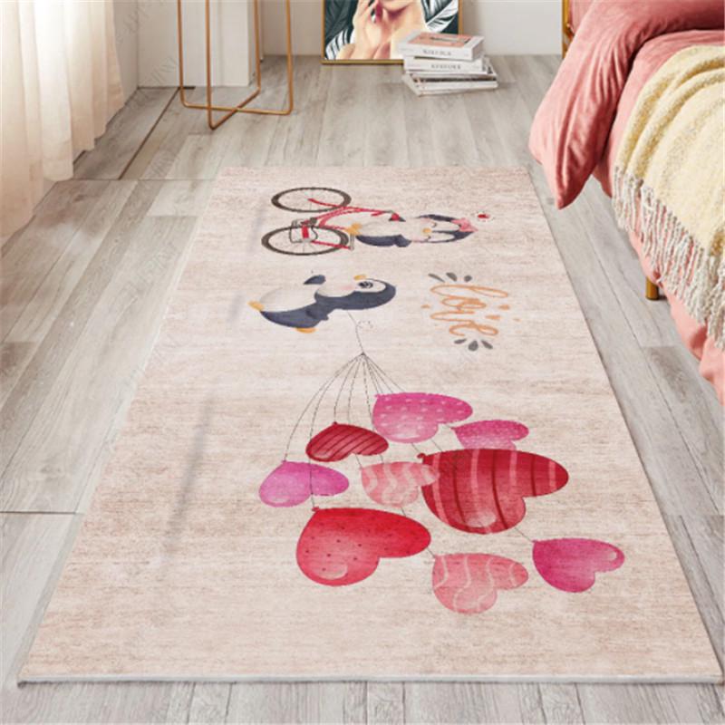 Ковер для спальни в стиле интернет-знаменитости: Милый длинный моющийся коврик для пола под кровать или прикроватный 120*160 cm
Ковер для спальни в стиле интернет-знаменитости: Милый длинный моющийся коврик для пола под кровать или прикроватный 120*160 cm