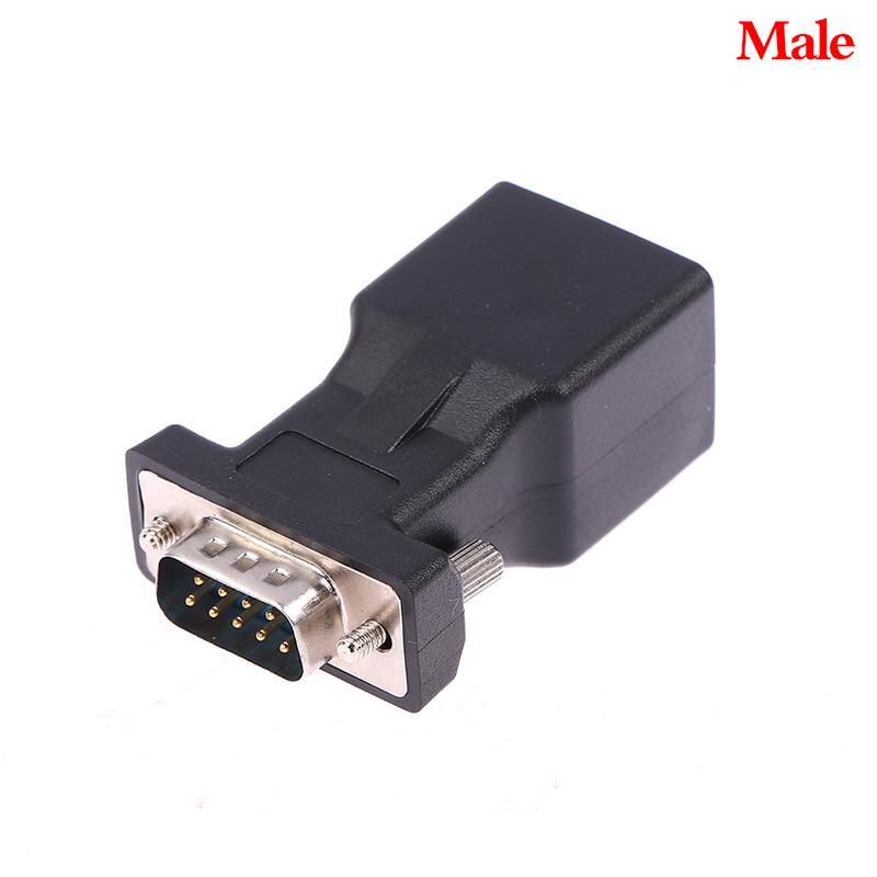 1pcs DB9 RS232 Male/Female To RJ45 Female Adapter COM Port to LAN Ethernet Port Converter
1pcs DB9 RS232 Male/Female To RJ45 Female Adapter COM Port to LAN Ethernet Port Converter