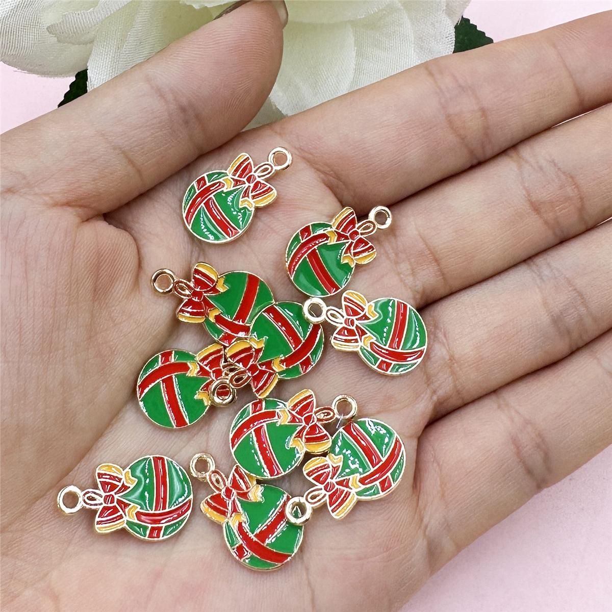 Creative Pendant Beads Materials Handmade Christmas Necklace Earrings Jewelry Makings Alloy DIY Accessories Decoration 20pcs
Creative Pendant Beads Materials Handmade Christmas Necklace Earrings Jewelry Makings Alloy DIY Accessories Decoration 20pcs